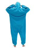 1 x RAW Customer Returns SMITHROAD Jumpsuit Animal Carton Carnival Halloween Costume Sleepsuit Cosplay Fleece Overall Pajamas Pyjamas Adult Unisex Nightwear Cookie Monster Onesie L - RRP €33.99