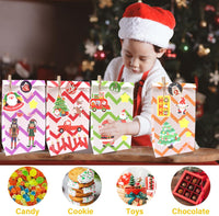 3 x Brand New Panngu 24pcs 13x24x8cm Brown Paper Bags, Premium Gift Bags with Stickers for Advent Calendar, Brown Kraft Paper Bags for Craft Bags - RRP €61.2