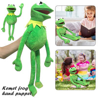 1 x RAW Customer Returns Hand Puppet Kermit Frog Cuddly Toy for Children Baby Birthday Gift Kermit the Frog Plush Toy 23.6inch - RRP €21.0