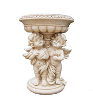 1 x RAW Customer Returns Garden figure 34 cm high angel 16030 A garden decoration plant pot flower pot flower bowl color beige - RRP €26.21