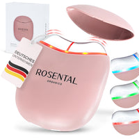 1 x RAW Customer Returns Rosental Organics EMS Gua Sha facial massager - LED blue, green red light therapy - For contoured, plump skin even complexion - For all skin types - RRP €201.24