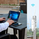 1 x RAW Customer Returns AC1200 Dual-Band 2.4 5G 1200Mbps Outdoor WiFi Amplifier Outdoor WiFi Signal Extender Ap Outdoor Access Points Wireless WLAN Repeaters 4-Antenna, Long Distance, WN572HP3  - RRP €139.99