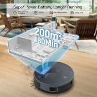 1 x RAW Customer Returns Lefant LS1 2 in 1 Robot Vacuum Mop, Lidar Intelligent Navigation with FreeMove Technology, 2200Pa Strong Suction, Alexa Google Home App, Ideal for Pet Hair, Hard Floor, Carpet - RRP €189.98