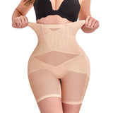 1 x RAW Customer Returns Bingrong Women s Shaping Underwear Slimming Shapewear High Waist Shaping Panties Women s Belly Shaping Shorts Invisible Underwear Seamless Shapewear Small, Beige  - RRP €20.64