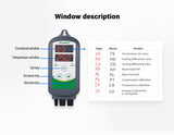 1 x RAW Customer Returns Inkbird ITC-308 Temperature Control Socket 220V Thermostat with NTC Sensor Probe for Greenhouse Reptiles Terrarium - RRP €39.99