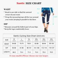 1 x RAW Customer Returns Santic Cycling Shorts Women Padded 3 4 Cycling Shorts Women with Seat Pad Cycling Shorts Women 3 4 Dark Blue EU 3XL - RRP €33.99