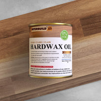 1 x RAW Customer Returns INTERBUILD HARDWAX Oil Zero VOC Food Safe Transparent 250 ml Covers 10 m2 - RRP €15.99