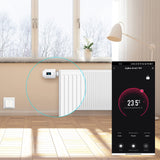 1 x RAW Customer Returns SALCAR Smart Radiator Thermostat Set Compatible Amazon Alexa Google Assistant Programmable Thermostat with OLED Display Tuya ZigBee Smart Radiator - RRP €86.71