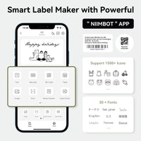 1 x RAW Customer Returns NIIMBOT B1 Label Printer with 1 Roll of Starter Tape, Bluetooth Self-Adhesive Labeling Machine, Labeling Machine Print Size 20-50mm Compatible with iOS and Android for Home, Office Green  - RRP €45.99