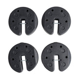 1 x RAW Customer Returns C-Hopetree Set of 4 Garden Gazebo Leg Weights, Resin Pop Up Tent Support Feet, 13kg Black - RRP €50.41