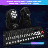 1 x RAW Customer Returns BETOPPER Moving Head Stage Light LED 7x8W DMX RGBW Professional Mini Moving Head Spot Beam 4 in1 Strobe Lighting Effect for DJ Disco Halloween Club Wedding Home Party 2 Pack 1R  - RRP €79.66