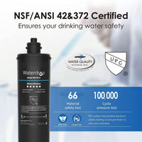 1 x RAW Customer Returns Waterdrop WD-RF10 Water Filter, NSF ANSI 42 Certified, 30,000 Liters, Replacement for Under Sink Water Filtration System - RRP €32.99