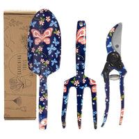 1 x RAW Customer Returns DEWINNER Garden Tool Set, 3pcs Ladies Hand Planting Gardening Gift Ergonomic Handle Succulent Women Planting Tool - RRP €19.67