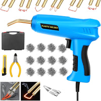 1 x RAW Customer Returns 200W Plastic Welding Machine Car Bumper Repair Kit with 1000 PCS Welding Nails, 2-in-1 Plastic Welding Machine Repair Kit for Repairing Broken Cracked Plastic Parts - RRP €33.82