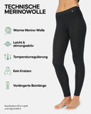 1 x RAW Customer Returns DANISH ENDURANCE Women s Merino Tights L Black 1-Pack - RRP €59.95