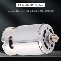 1 x RAW Customer Returns Bruafsir GSR14.4-2- 13 Teeth DC Motor 1607022649 HC683LG for DC14.4V 3601JB7480 Electric Drill Maintenance Spare Parts - RRP €19.97