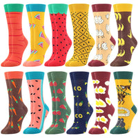 1 x RAW Customer Returns BONANGEL women s funny colorful socks, girls socks, funny stockings, fun patterned socks, crazy socks, fashionable odd socks, multi-coloured, classic as a gift, novelty trainers - RRP €25.99