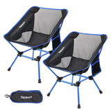 1 x RAW Customer Returns FBSPORT Camping Chairs Set of 2 Foldable Camping Chairs Ultralight up to 150 kg, Folding Chair with Carry Bag for Outdoor Beach Hiking Picnic Fishing - RRP €62.99