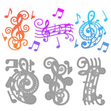 1 x RAW Customer Returns GLOBLELAND 3Pcs Music Note Cutting Dies Musical Notes Embossing Stencils Music Party Decorations Template for Music Theme Card Scrapbooking and DIY Craft Album Paper Decor - RRP €16.8