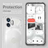 1 x RAW Customer Returns TUDIA Ultra Clear Fit Compatible for Nothing Phone 2 Case, LUCION Shockproof TPU Bumper Anti-Yellow Transparent Hard-Back Ultra Slim Grip Phone Case - Clear - RRP €18.78