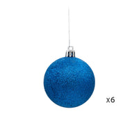 1 x Brand New Christmas Tree Balls - Christmas Decorations, Small Christmas Balls Diameter 6cm - Special Christmas Decorations - Christmas Decorations For Tree - 24 Blue Balls For Christmas Decorations - RRP €20.16