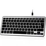 1 x RAW Customer Returns Qulose Wireless Bluetooth Keyboard 2 - RRP €20.4