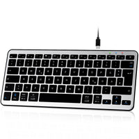 1 x RAW Customer Returns Qulose Wireless Bluetooth Keyboard 2 - RRP €20.4