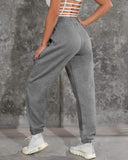 1 x RAW Customer Returns heekpek Jogging bottoms women s cotton warm sports trousers women s long sweatpants casual loose thick leisure trousers women s warm trousers for winter, dark grey, XL - RRP €25.96