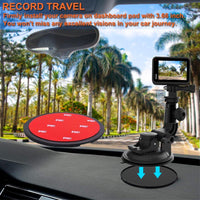 1 x RAW Customer Returns EXSHOW Camera Car Suction Cup Mount for GoPro, Suction Cup Mount with 1 4-20 Thread for Car Windshield, Camera Car Mount for GoPro Hero Session 9 8 7 6 5 4 3 3 SJCAM Canon YICAM DSLR etc - RRP €21.01