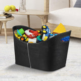 2 x Brand New Wood basket for firewood felt bag firewood firewood bag foldable wood basket felt basket felt multifunctional firewood bag storage basket firewood basket black 1  - RRP €30.34