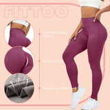 1 x Brand New FITTOO Women s Sports Leggings Scrunch Butt Lifting High Waist Short Leggings Booty Push Up Sport Leggins Women Long Yoga Pants Yoga Leggings Fitness Pants Gym Yoga Fitness Yoga - RRP €24.0