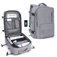 1 x RAW Customer Returns SZLX Ryanair Hand Luggage Backpack Women for Airplane Underseat Cabin Bag Travel Backpack Hand Luggage Airplane Easyjet Backpack Waterproof Men Backpack with Shoe Compartment for 14-inch Laptops, Dark Green - RRP €36.99