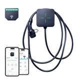 1 x RAW Customer Returns LEKTRI.CO - 1P7K electric car charger - Hybrid 7.4 kW electric vehicle charging station, photovoltaic compatible, single-phase 230V, current 6A - 32A - 5m electric charging cable - WiFi connection with mobile app - RRP €739.96