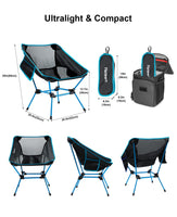 1 x RAW Customer Returns FBSPORT Camping Chairs Set of 2 Foldable Camping Chair Ultralight Lightweight up to 150 kg, Folding Chair with Carry Bag for Outdoor Beach Hiking Picnic Fishing - RRP €69.99