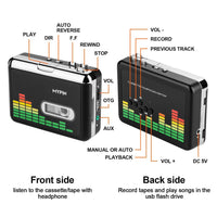 1 x RAW Customer Returns Portable Cassette Player, Digital USB Audio Music Cassette to MP3 Converter, Cassette Recorder Save Directly to USB Flash Drive No PC Required - RRP €35.99