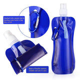 5 x Brand New 6 Pack Foldable Drinking Bottle, Reusable Water Bottle, 700ML Foldable Drinking Bottle Set, Portable Collapsible Water Bag, Foldable Flexible Water Bottle for Unisex Adult - RRP €47.1