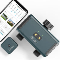 1 x RAW Customer Returns Diivoo irrigation computer WLAN, smart irrigation computer with app-controlled time and frequency irrigation, for automatic irrigation of gardens and outdoor lawns - RRP €54.1