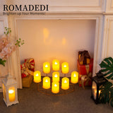 4 x Brand New Romadedi Fireplace 9 Candelabra Candle Holder - for Pilling Candles, Iron Table Stand, Christmas and Advent Decoration - RRP €76.8