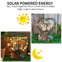 1 x RAW Customer Returns HIAME Garden Decoration Figures Solar Rust Garden Decoration, Garden Figures Illuminated Love Heart Bird Sculpture Ornaments for Outdoor Use, Resin Sculpture Animal Statues with Solar Light B  - RRP €29.79