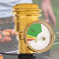 1 x RAW Customer Returns LEWITORS 2 pieces propane tank indicator, RV propane tank indicator, level indicator, gas pressure gauge with type 1 connection, leak detector for cylinder, BBQ gas grill, mobile home, heater - RRP €28.22