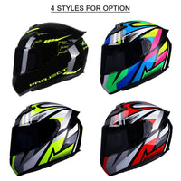 1 x RAW Customer Returns VISLONE Motorcycle Helmet, Full Face Helmet, Available in Four Seasons L  - RRP €75.99