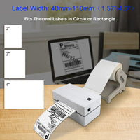 1 x RAW Customer Returns NETUM NT-LP110F thermal label printer, with 150 mm s thermal printer, 4 6 thermal printer Barcode printing possible compatible with UPS, FedEx, Amazon, Ebay etc. USB for your PC Mac - RRP €112.33