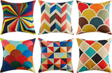 1 x RAW Customer Returns TIDWIACE Decorative cushion cover 45 x 45 cm, set of 6 colorful pieces, outdoor cushion cushion covers, sofa cushion, decorative cushion for outdoor garden, sofa, home, room, car, decorative decorative cushion covers - RRP €22.0