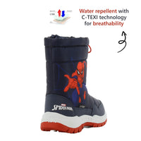 1 x Brand New MARVEL SPIDERMAN Lined winter boots for boys up to 8 years, snow boots for children with Spider-Man motif 33 EU, high warm waterproof winter shoes for boys ideal for snowy and cold days - RRP €42.99