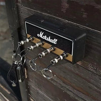 1 x RAW Customer Returns Marshall key holder, wall mounted keyboard, Jack Rack 2.0 JCM800 keyboard hook holder, Marshall key holder with 4 guitar plugs - RRP €17.7