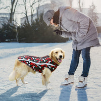 1 x RAW Customer Returns Idepet Pet Cat Dog Coat, Warm Dog Sweaters Winter Small Medium Large Dog Jackets Vest Windproof Snowsuit Dog Clothes Outfit with Harness Hole - RRP €18.14