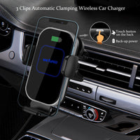 1 x RAW Customer Returns Wefunix 15W Automatic Fast Wireless Charger Car Phone Holder Electronic Motor Operated Qi Charging Station Compatible With iPhone 15 14 13 12 11 X Samsung Galaxy S24 S23 S22 S21 S20 Note 20 Huawei - RRP €35.99