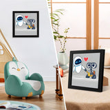 1 x Brand New EOBROMD Diamond Painting Children Robot, Anime Diamond Painting with Frame, 5D Diamond Painting Pictures Children Cartoon, Diamond Painting Pictures Arts Craft for Home Decor Gift 18x18cm - RRP €8.21