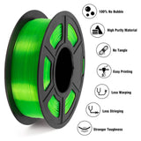 1 x RAW Customer Returns IEMAI PETG Filament 1.75 Green, 3D Printer Filament Petg 1 kg spool, Filament PETG 1.75mm for FDM 3D Printers, Dimensional Accuracy - 0.02 mm, Petg Transparent Green - RRP €22.18