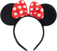 26 x Brand New YKKJ Mouse Ears Headband, Minnie Mouse Ears Mickey Headband for Masquerade, Birthday Party, Party Night, Cartoon Club Red and Black  - RRP €193.44